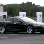 tesla car charging battery