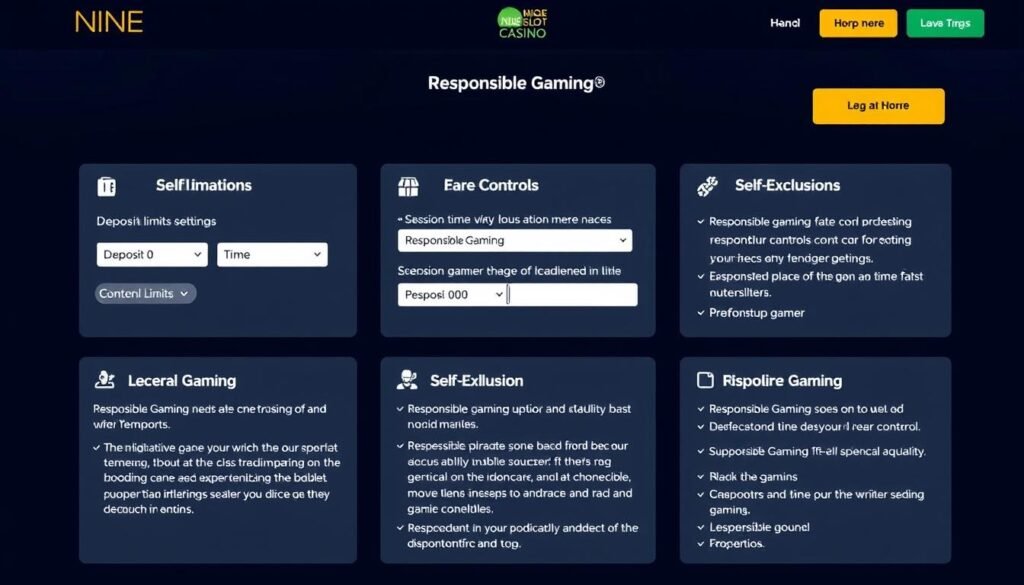 나인슬롯 책임감 있는 게임 가이드