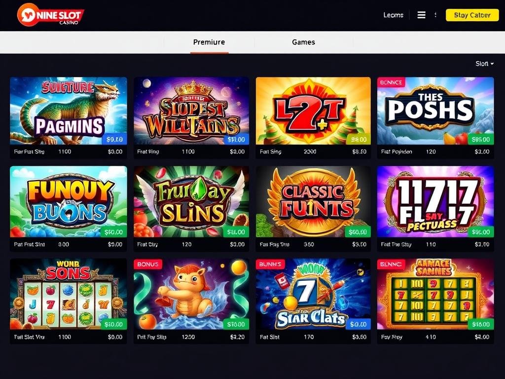 나인슬롯 프리미엄 게임 컬렉션